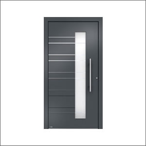 Portoncini d'ingresso in alluminio e legno